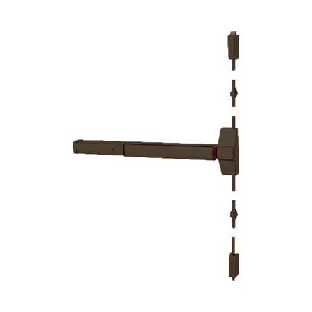 CORBIN RUSSWIN SVR Exit Device, 613 Oil-Rubbed Dark Bronze, RHR, 48, SNB ED5400-613-RHR-W048-M54